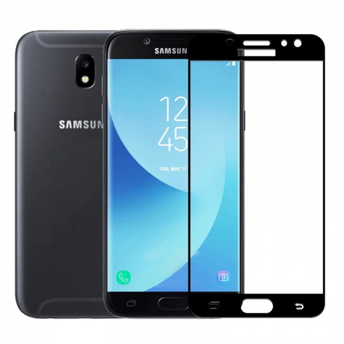 Folie Sticla Samsung Galaxy J7 2017 Full Face Negru [3]