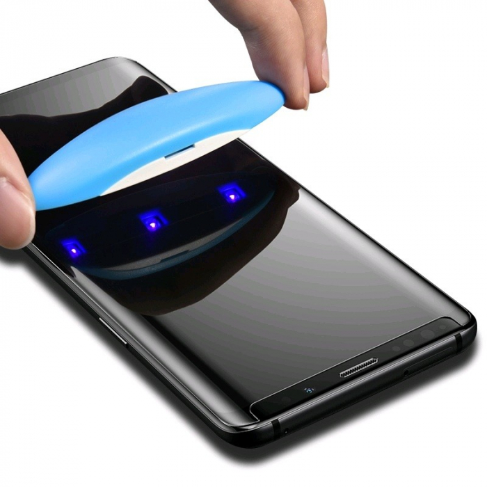 Folie Sticla Samsung Galaxy Note 8 Full Glue Nano Water Transparent [3]