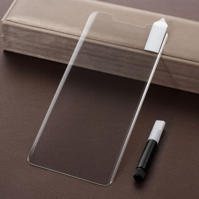 Folie Sticla Samsung Galaxy S6 Edge Full Glue Nano Water Transparent [6]