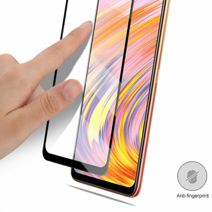 Folie Sticla securizata curbata Flippy® compatibila cu Huawei Nova 9 Full Glue Negru [3]