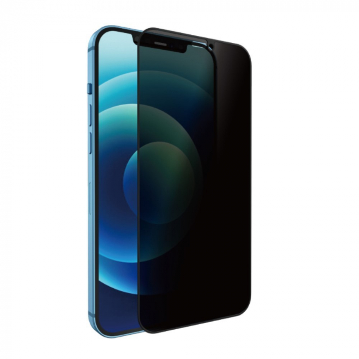 Folie ecran Flippy pentru iPhone 14 Pro, Sticla Privacy, Transparenta, Protectie Completa [5]