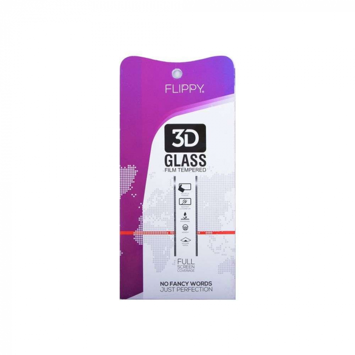 Folie Sticla Securizata Flippy, 9H, Transparenta HD, pentru Huawei P20 Lite Flippy Transparent [3]