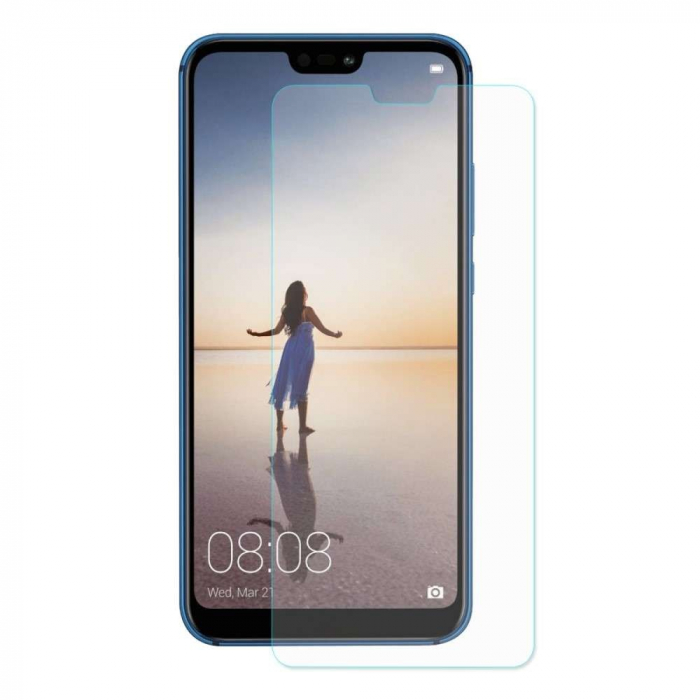 Folie Sticla Securizata Flippy, 9H, Transparenta HD, pentru Huawei P20 Lite Flippy Transparent [2]