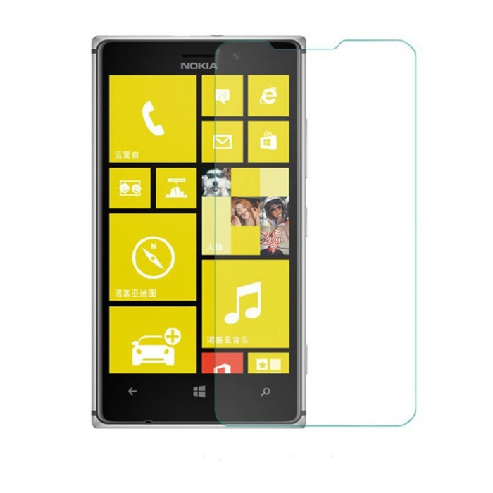 Folie Sticla Securizata Flippy, 9H, Transparenta HD, pentru Microsoft Lumia 925 Transparent [3]