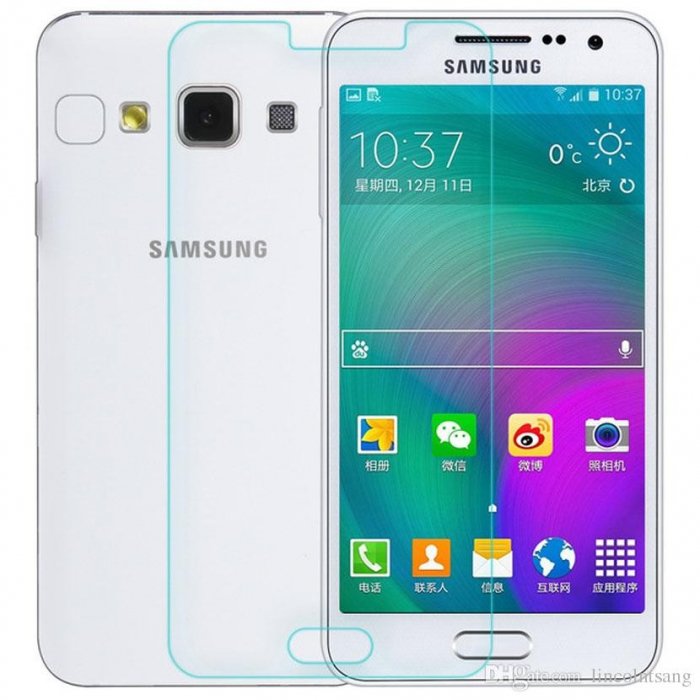 Folie Sticla Securizata Flippy, 9H, Transparenta HD, pentru Samsung Galaxy S2 Transparent [2]