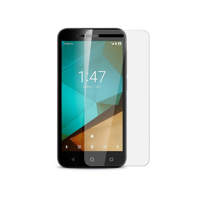 Folie Sticla Securizata Flippy, 9H, Transparenta HD, pentru Vodafone Smart Turbo 7 Transparent [3]