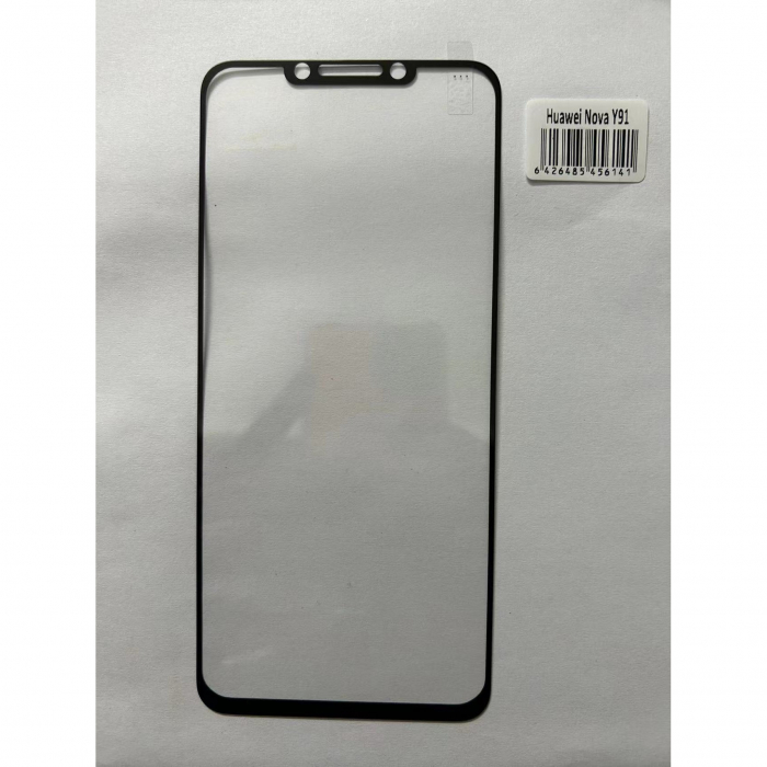 Folie Sticla Securizata Flippy compatibil cu Huawei Nova Y91, Full Glue Negru [2]