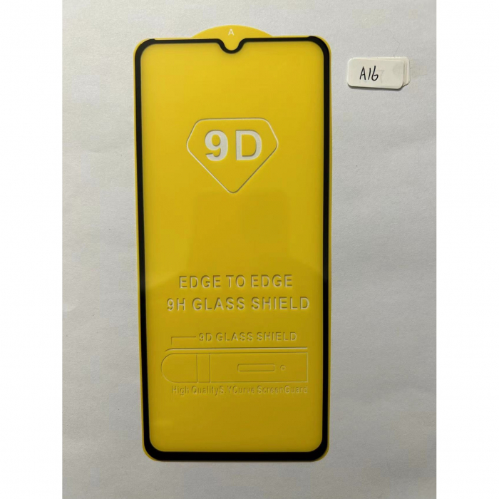 Folie Sticla Securizata Flippy compatibil cu Oppo A16, Full Glue Negru [6]