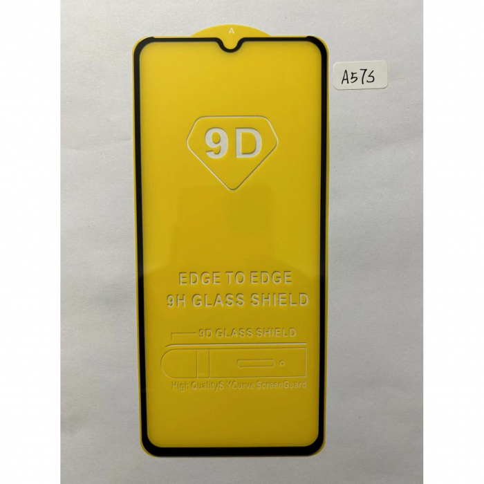 Folie Sticla Securizata Flippy compatibil cu Oppo A57S, Full Glue Negru [6]