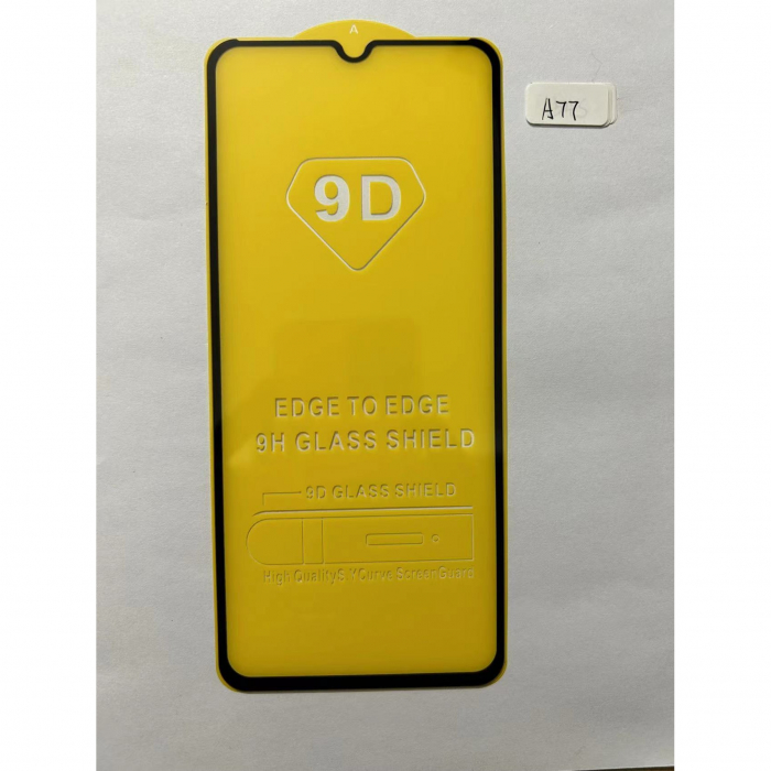 Folie Sticla Securizata Flippy compatibil cu Oppo A77, Full Glue Negru [6]