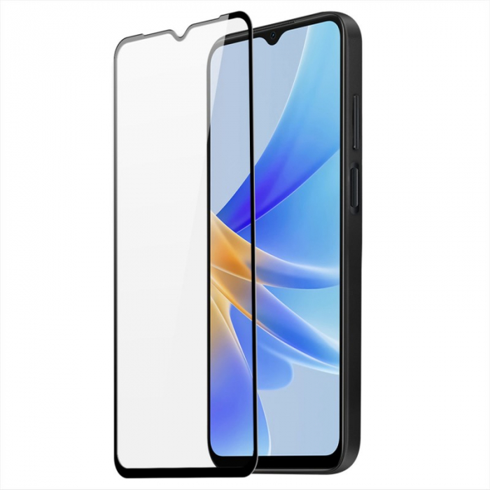 Folie Sticla Securizata Flippy compatibil cu Oppo A78 5G, Full Glue Negru [1]