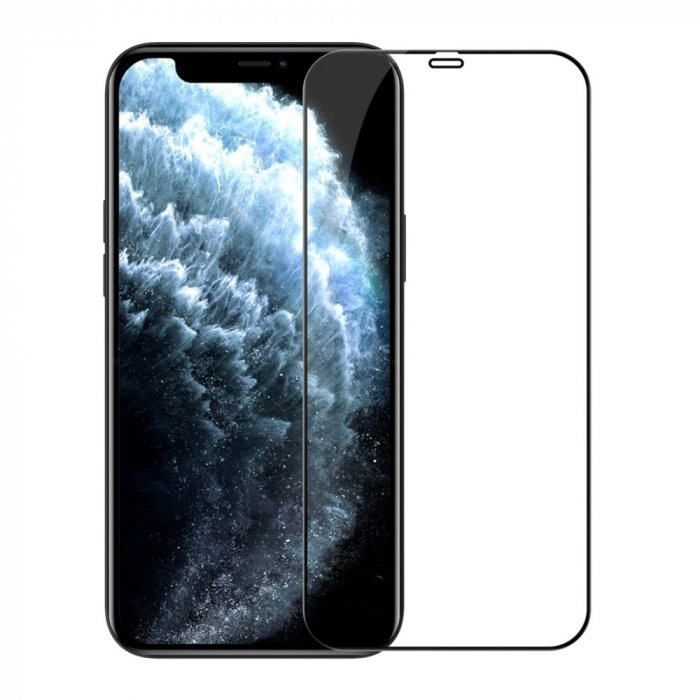 Folie Sticla securizata Flippy compatibila cu Oppo A15 Full Glue Negru [1]