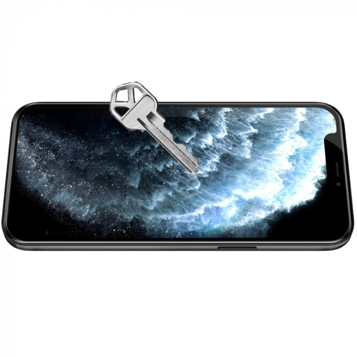 Folie Sticla securizata Flippy compatibila cu Samsung A11 Full Glue Negru [4]