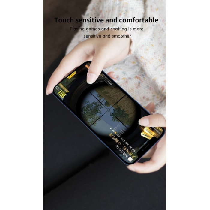 Folie Sticla securizata Flippy compatibila cu Samsung A32 5G Full Glue Privacy Negru [2]