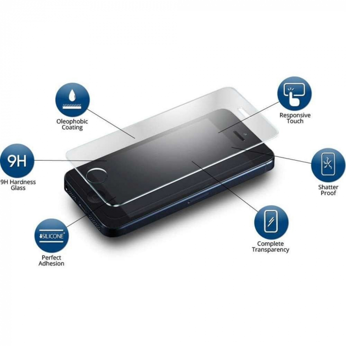 Folie Sticla Securizata Flippy pentru Xiaomi Mi 9T Pro, 9H, Transparent [2]