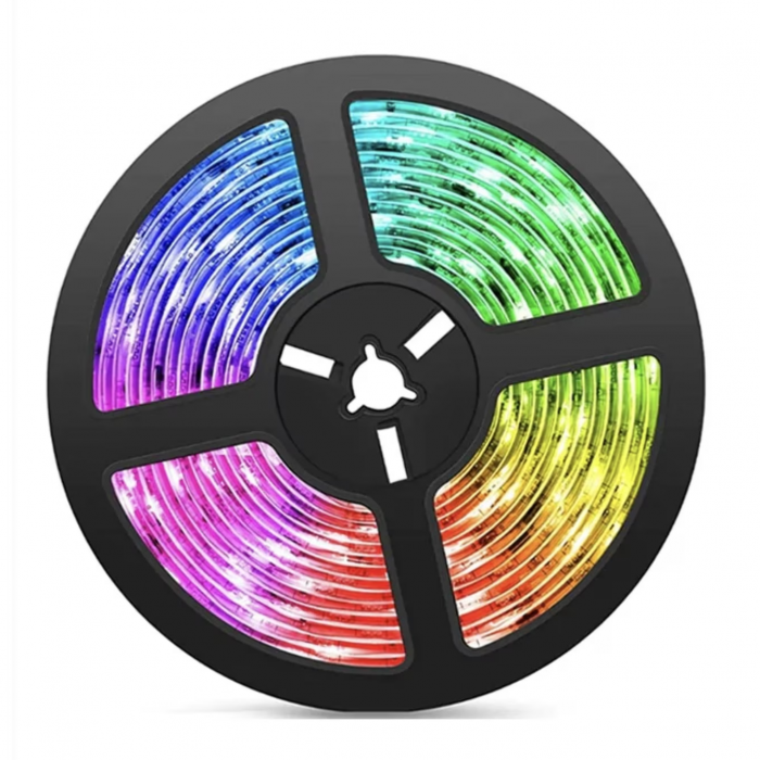 Lichidare Banda SMD LED 10 m cu telecomanda joc de lumini, multicolor [1]