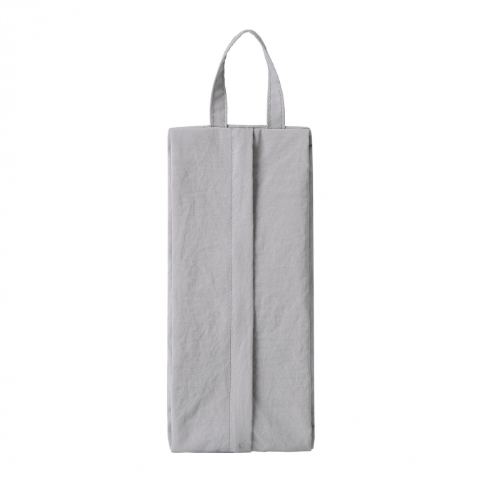 Geanta de Depozitare, Flippy, Pentru Haine Mici, Lenjerie, Sosete, Cosmetice, Impermeabila, cu Maner, 10x20x3 cm, Gri [1]