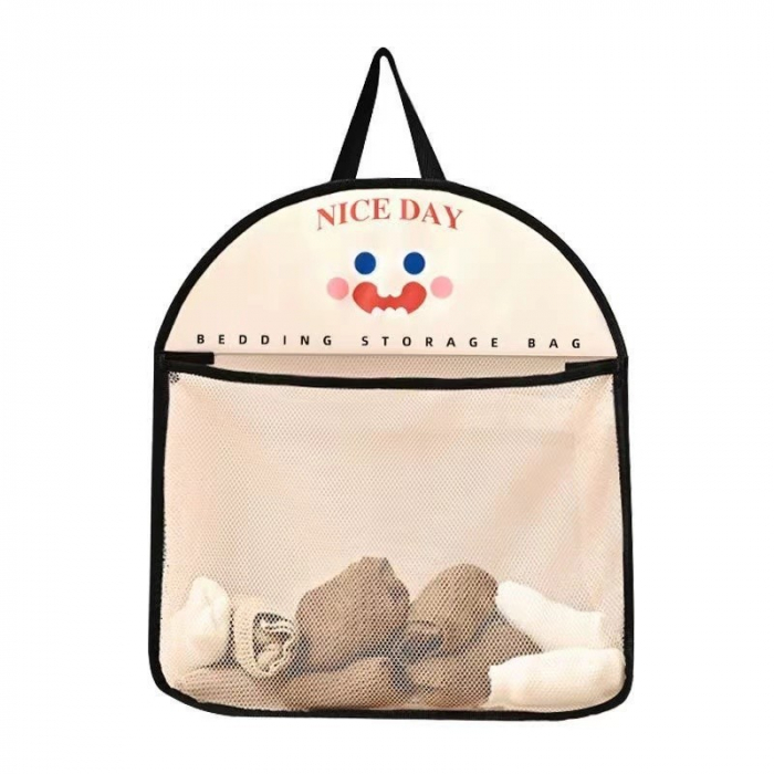 Geanta de Depozitare, Flippy, Tip Saculet, de Agatat, Multifunctionala, din Plasa, 40 x 10 x 44 cm, Negru [4]