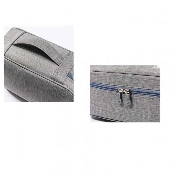 Geanta Organizatoare Flippy, Pentru Cabluri si Accesorii, Portabila, Impermeabila, 24,5 x 18 x10cm, Gri [7]