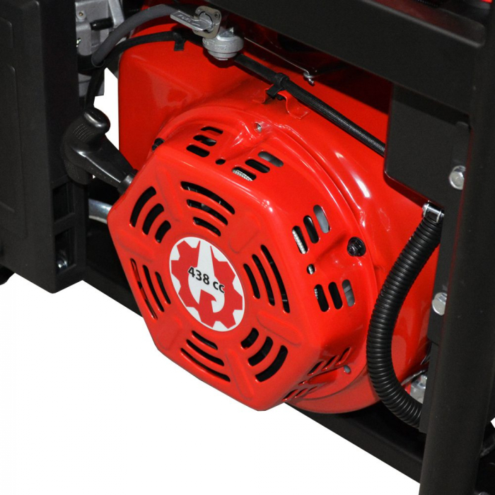 Generator De Curent Pe Benzină Rotakt ROGE7000T 6.8 kW, Trifazic, AVR, Voltmetru, Ieșire De 12V, Consum 3,12 l/h [3]