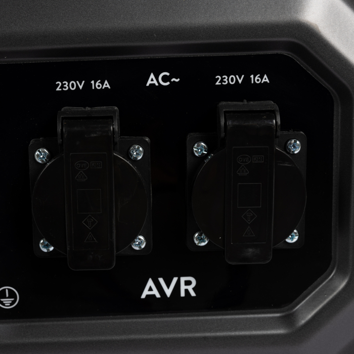 Generator Detoolz 2.5kW 2 prize 230V benzina, 4T, pornire manuala 15L fara roti G01 [4]