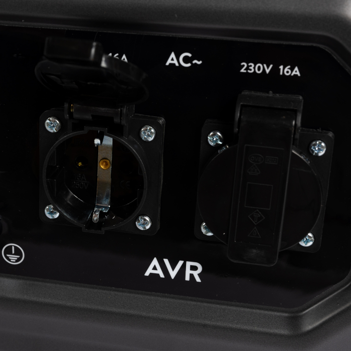 Generator Detoolz 2.5kW 2 prize 230V benzina, 4T, pornire manuala 15L fara roti G01 [7]