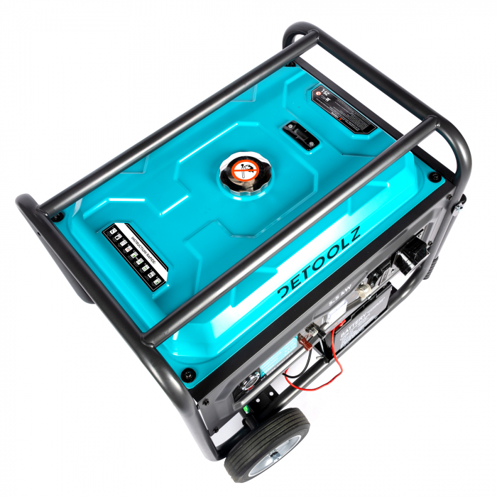 Generator Detoolz 5.5kW 2P230 B4T pornire electrica 25L cu roti G02 [24]