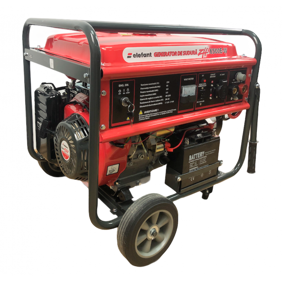 Generator pe benzina si aparat de sudura Elefant ZH6500E-W, 15 Cp, 5.5 kW, 13.5 h, 4 timpi [2]