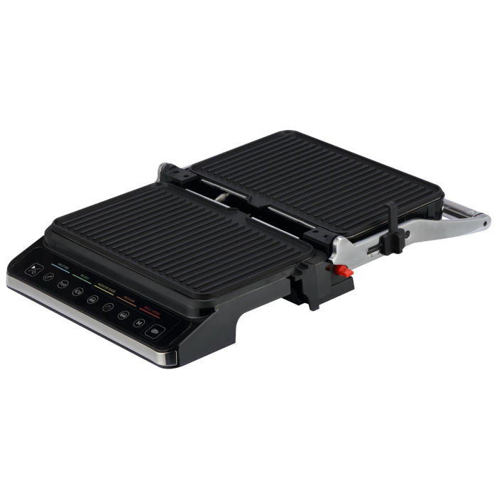 Gratar electric BoHM HOME BEGM160DS, 1600 W, placi detasabile antiaderente, afisaj digital, control tactil [3]