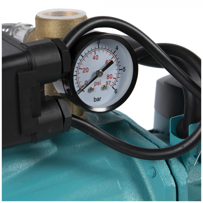 Hidrofor 50 litri, Detoolz, 0,75kW/1HP AUJET-100B, absorbtie 9 m, inaltime 45 m, 3.3 mc/h [7]