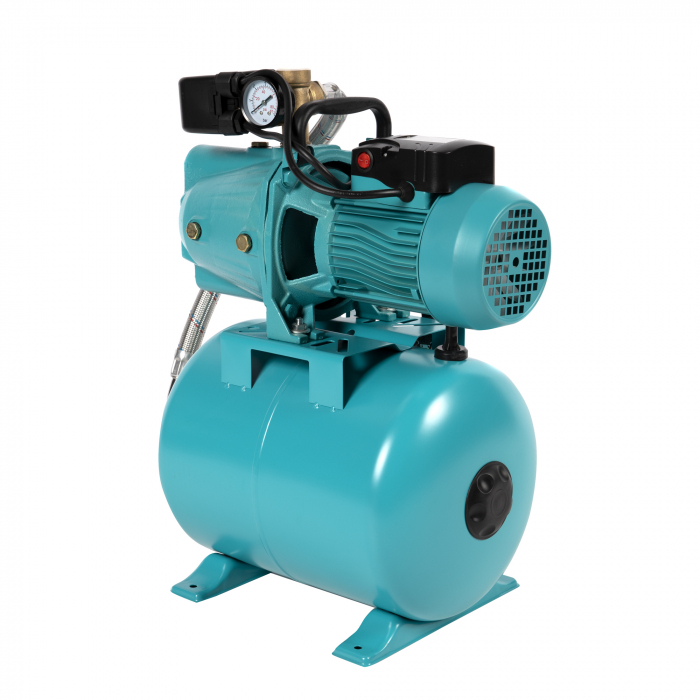Hidrofor 24 litri, Detoolz, 0,75kW/1HP AUJS 100, absorbtie 9 m, inaltime 45 m, 3.3 mc/h [2]
