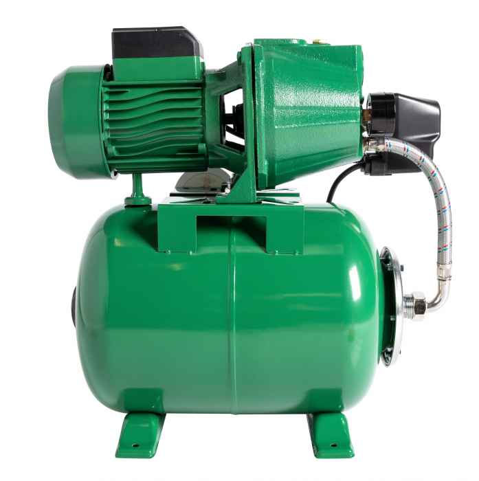 Hidrofor Micul Fermier 1.5 kW, debit maxim 3000l/h, inaltime maxima de pompare 53m, corp pompa fonta, capacitate vas expansiune 24 litri [2]