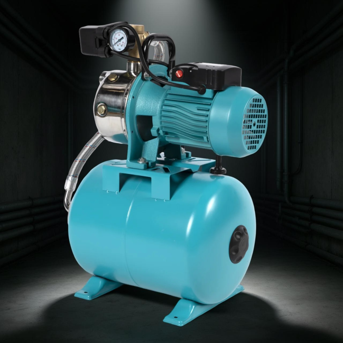Hidrofor Wertcraft AGR JS1100+50L, 750 W, Refulare 42m, Aspirare 9m, 3000 L/h, Racorduri 1" [3]