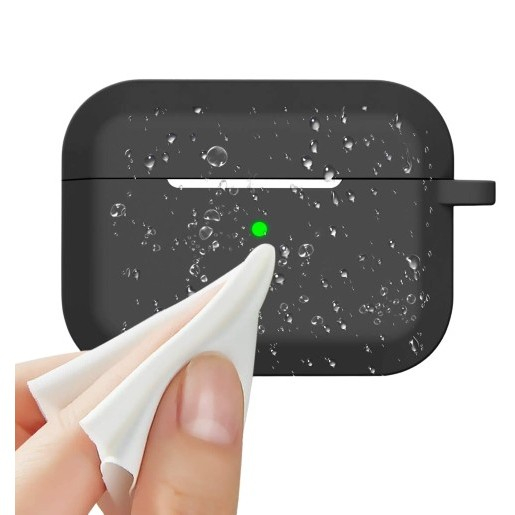 Husa AirPods Pro cu Inel Prindere Negru [4]