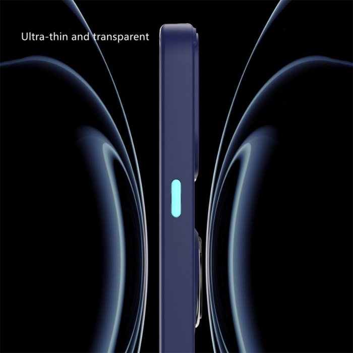 Husa Anti Fall Metal Bracket pentru Apple iPhone 11, Rezistenta la socuri, Margini colorate, Cu inel de prindere magnetic, Flippy, Albastru [5]