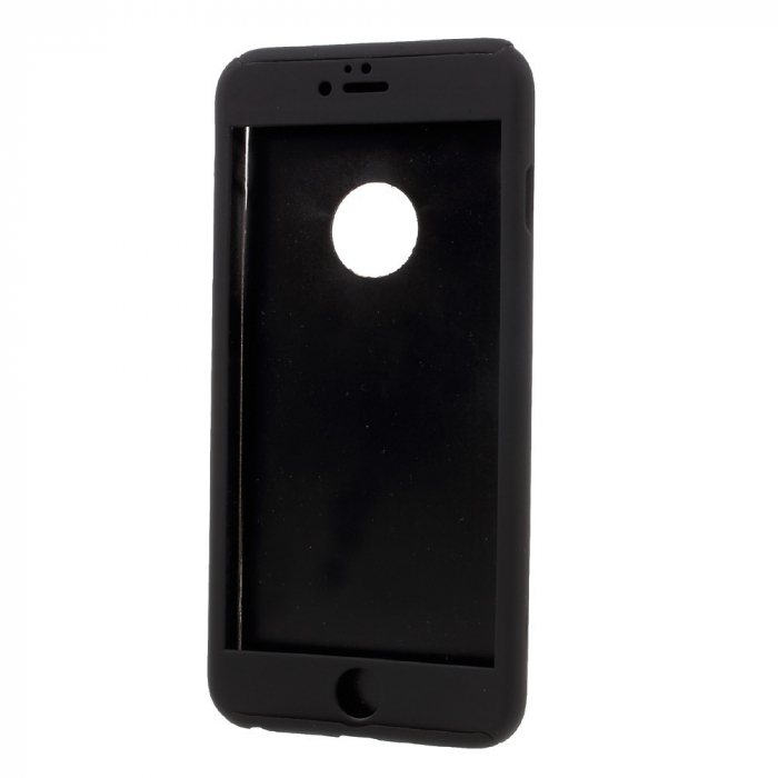 Husa Apple iPhone 6/6S Full Cover 360 Negru + Folie de protectie [7]