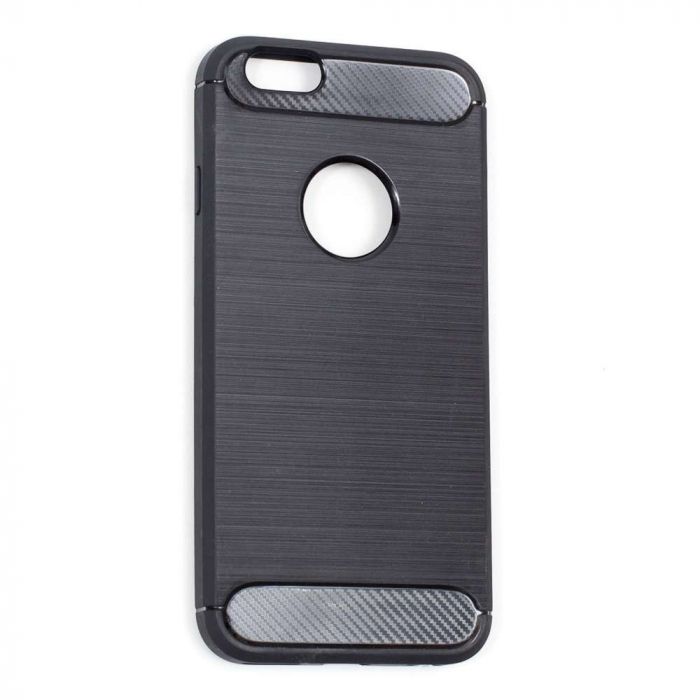 Husa Apple iPhone 6/6S Tpu, carbon, Negru [1]