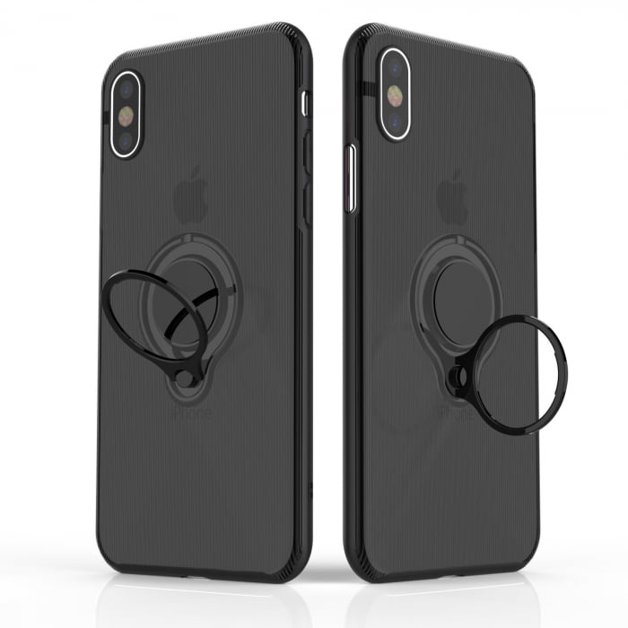 Husa Apple iPhone 6 Armor Ring cu inel magnetic Negru [7]