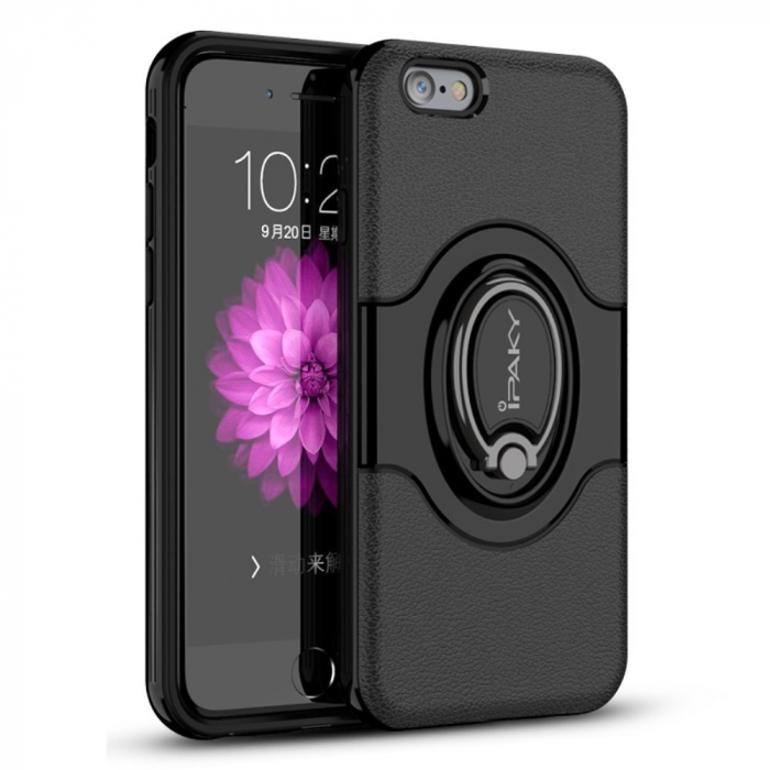 Husa Apple iPhone 6 Ipaky Ring Negru [4]