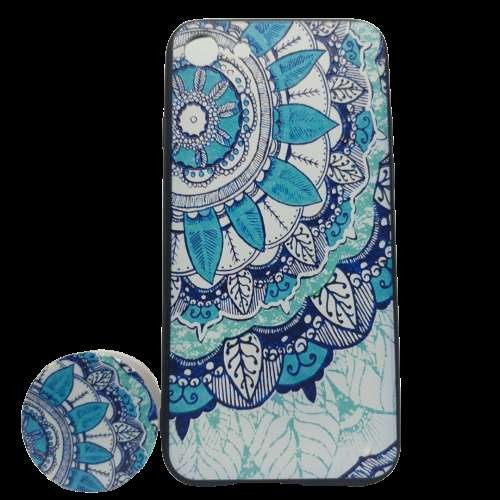 Husa Apple iPhone 6 Plus/6S Plus Multicolor Model Frunza + Suport inclus [2]