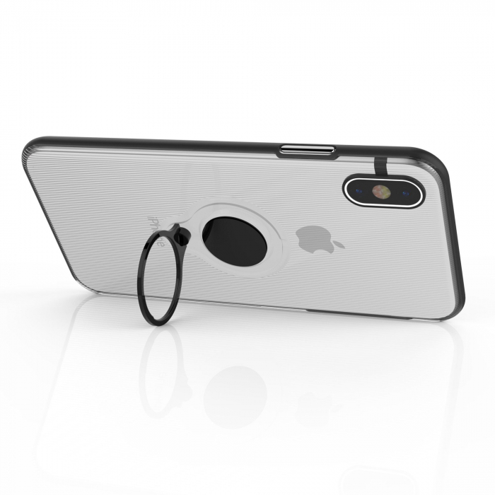 Husa Apple iPhone 7 Armor Ring cu inel magnetic Transparent [4]