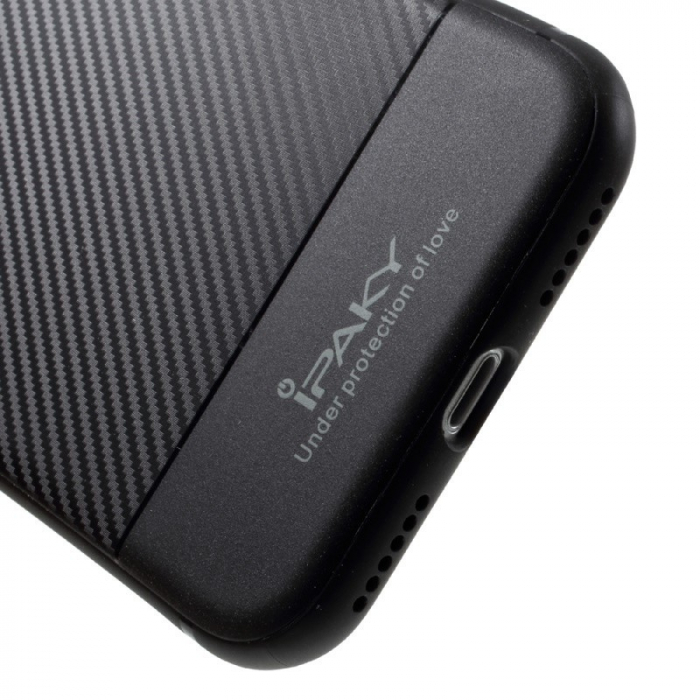 Husa Apple iPhone 7 IPAKY Carbon Fiber Negru [8]