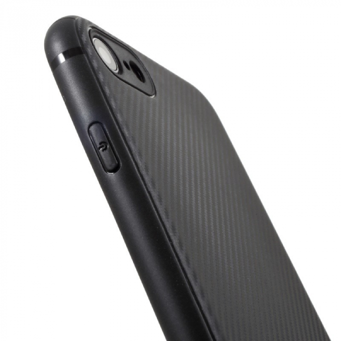 Husa Apple iPhone 7 IPAKY Carbon Fiber Negru [9]