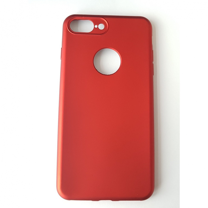 Husa Apple iPhone 7 Plus Full Silicone 360 Rosu [7]