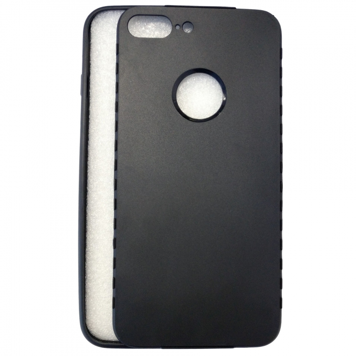 Husa Apple iPhone 7 Plus Full Silicone Negru [3]