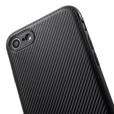 Husa Apple iPhone 7 Plus IPAKY Carbon Fiber Negru [5]