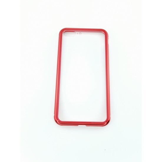 Husa Apple iPhone 7 Plus Magnetic 360, Rosu [4]
