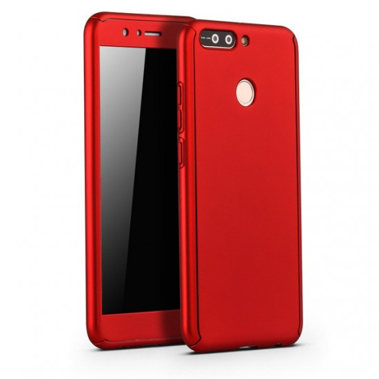 Husa Apple iPhone 8 Full Cover 360 Rosu + Folie Cadou [2]