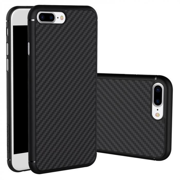 Husa Apple iPhone 8 Plus Nillkin Synthetic Fiber Negru [5]