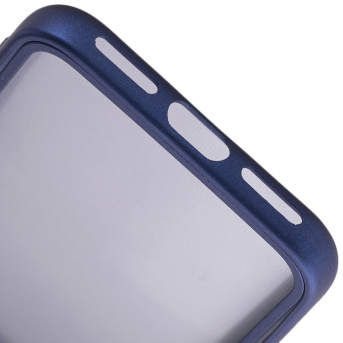 Husa Apple iPhone X Full Silicone 360 Albastru + Folie de protectie [6]